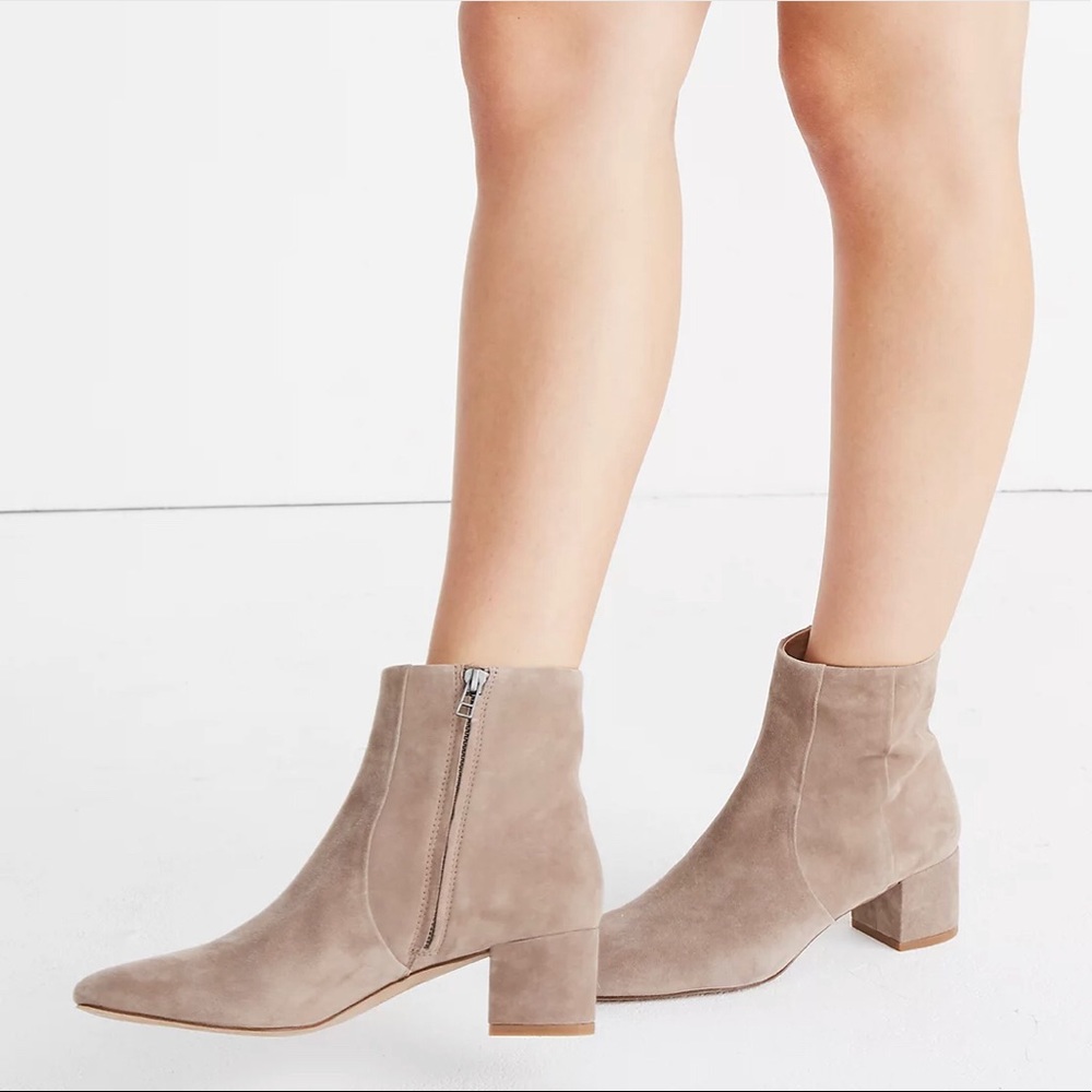 Madewell The Jada Boot in Suede